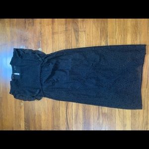 ZARA Lace Midi Dress. Size Small